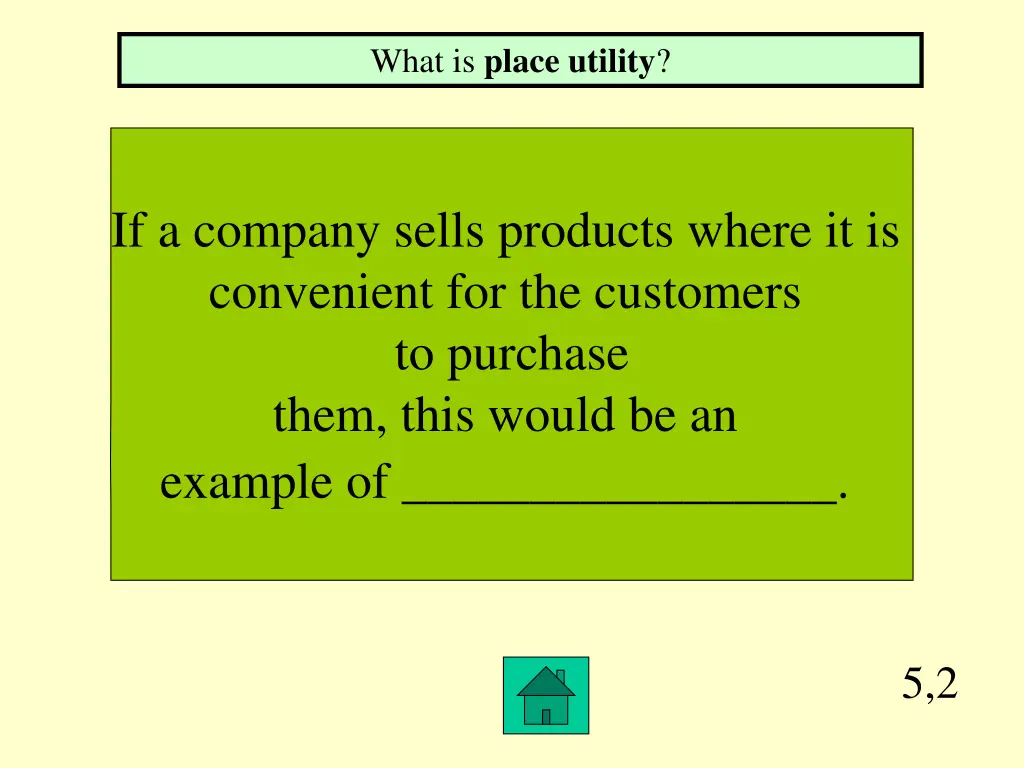 what is place utility
