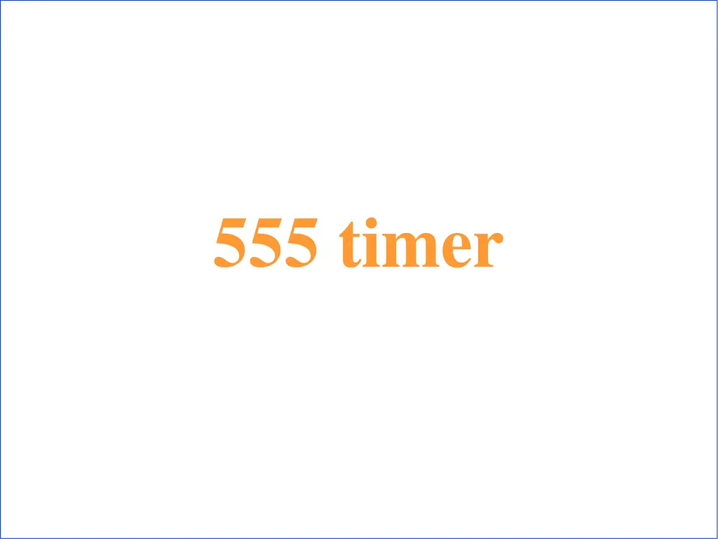555 timer