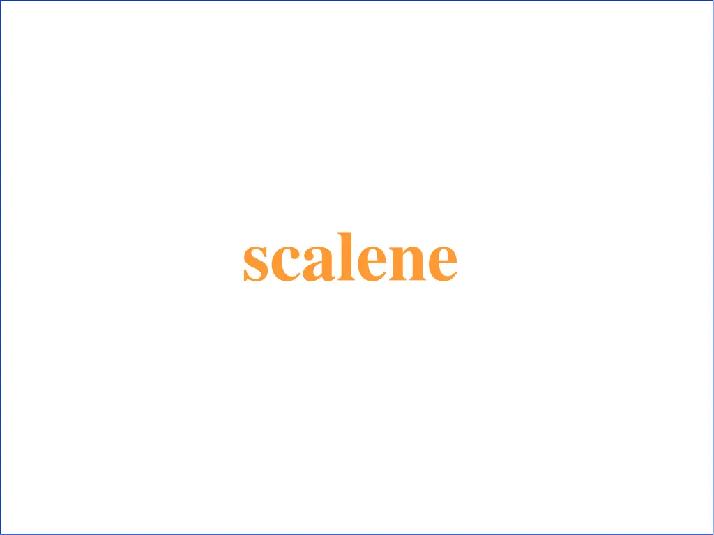 scalene