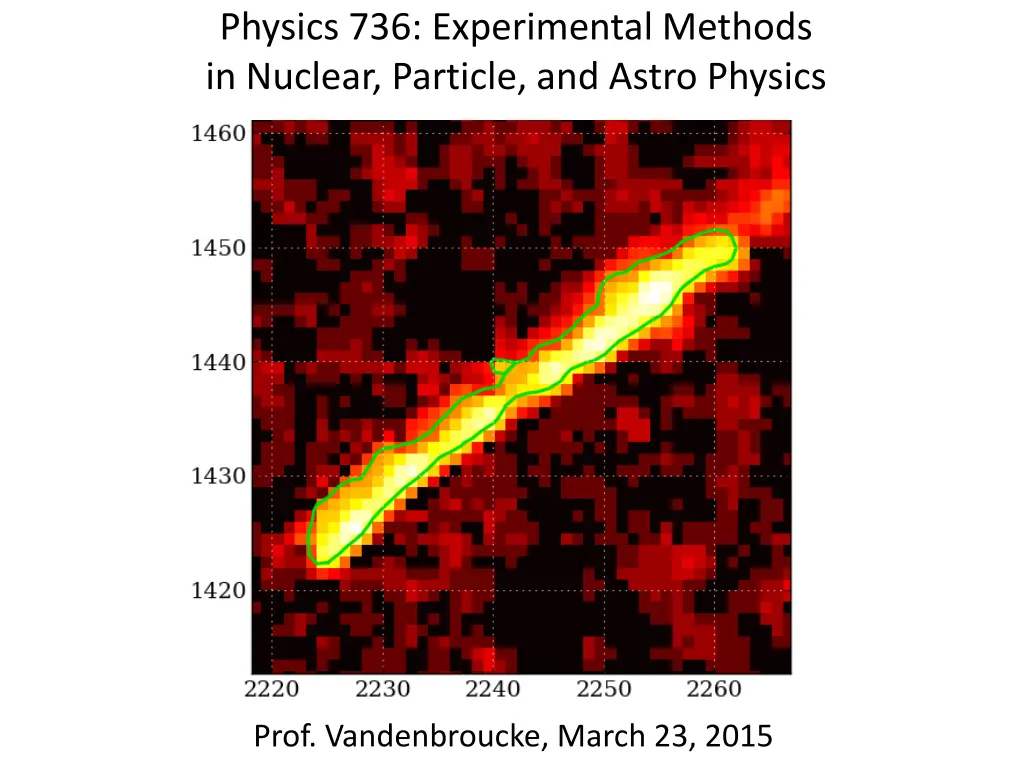 physics 736 experimental methods in nuclear