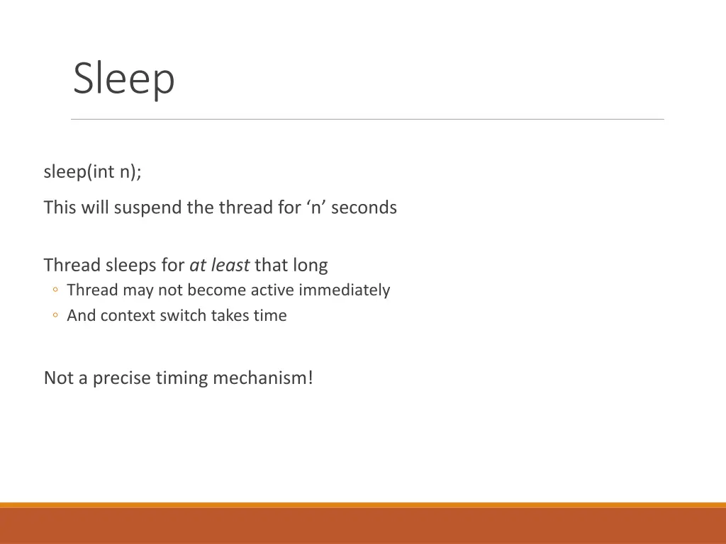 sleep