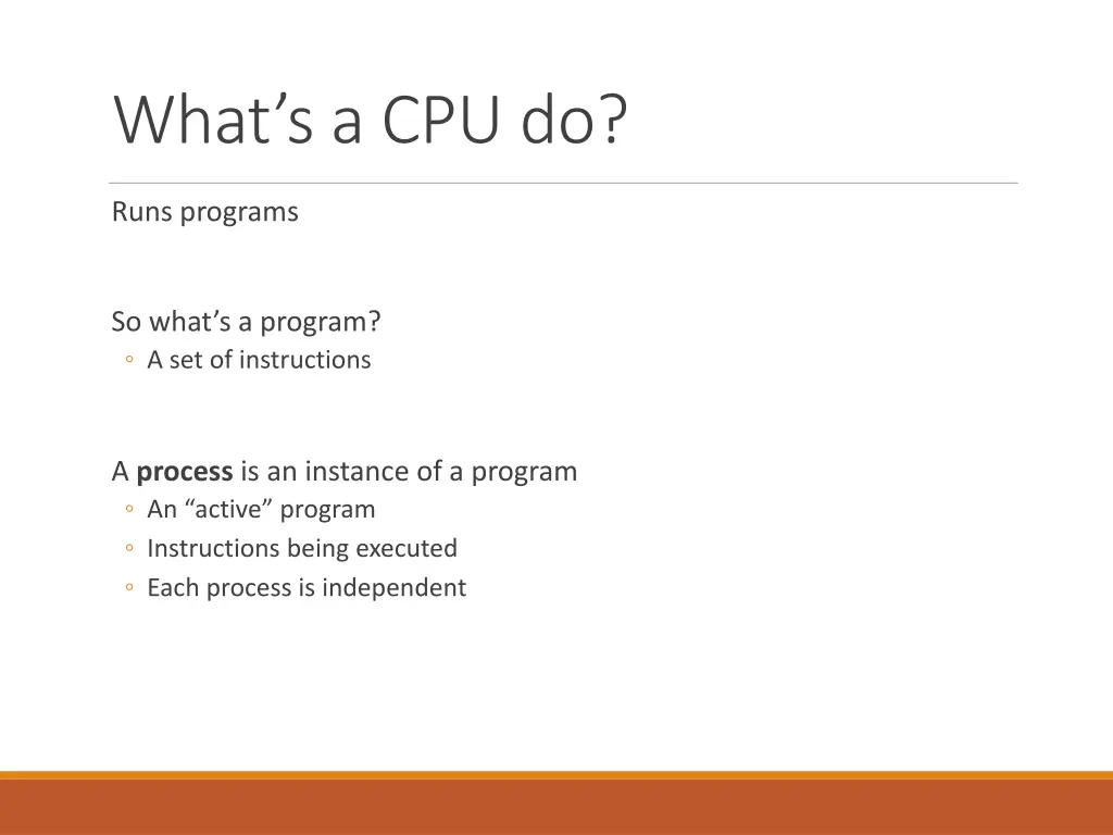 what s a cpu do