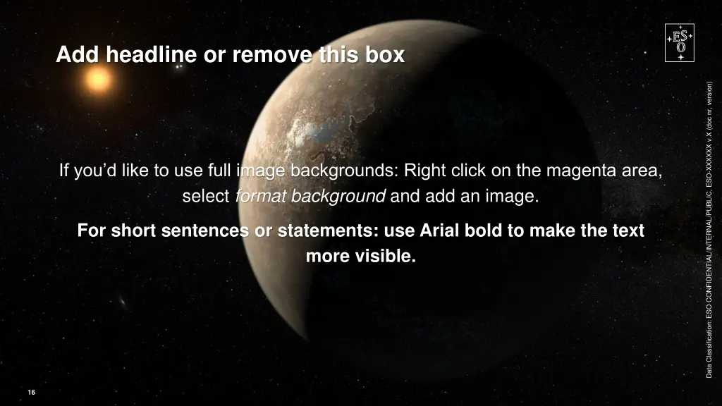 add headline or remove this box