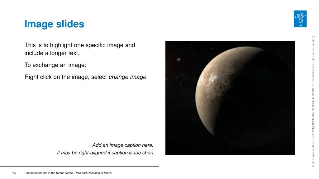 image slides
