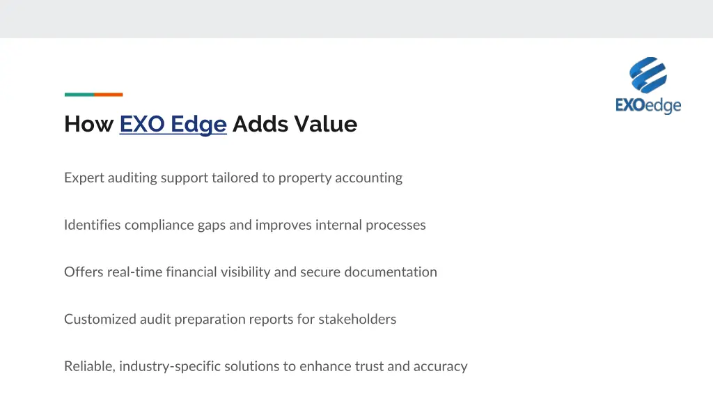 how exo edge adds value