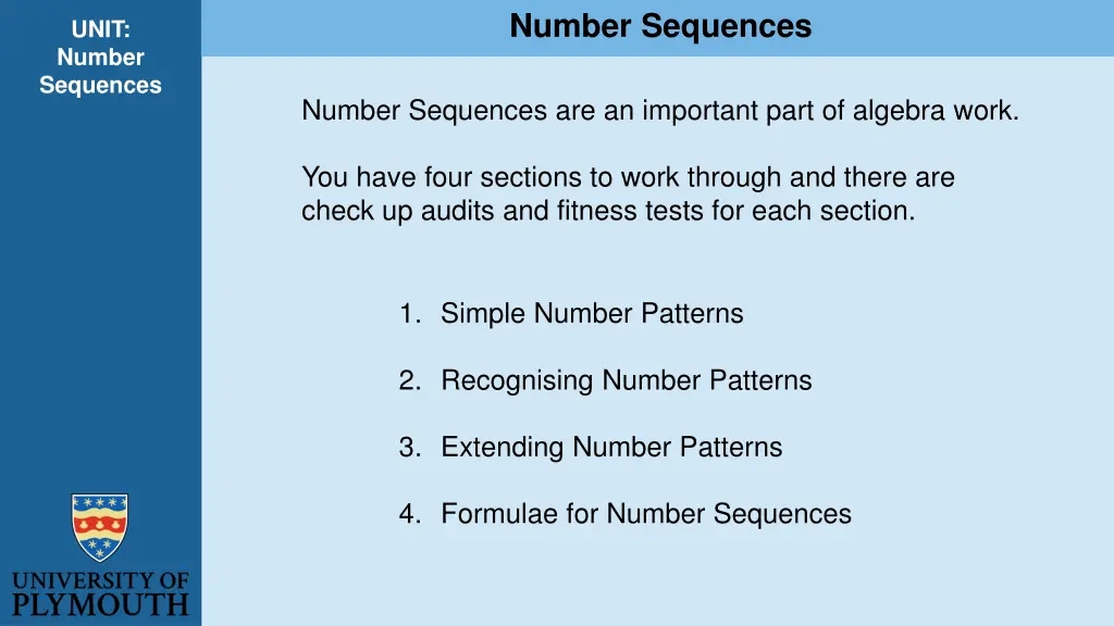number sequences