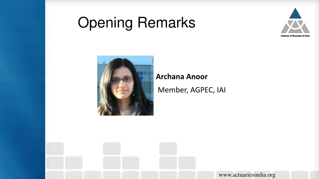 opening remarks