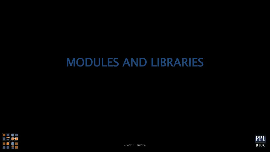 modules and libraries