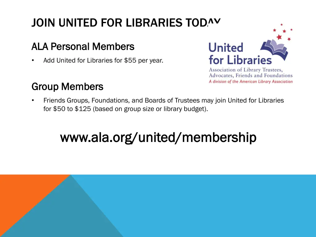 join united for libraries today