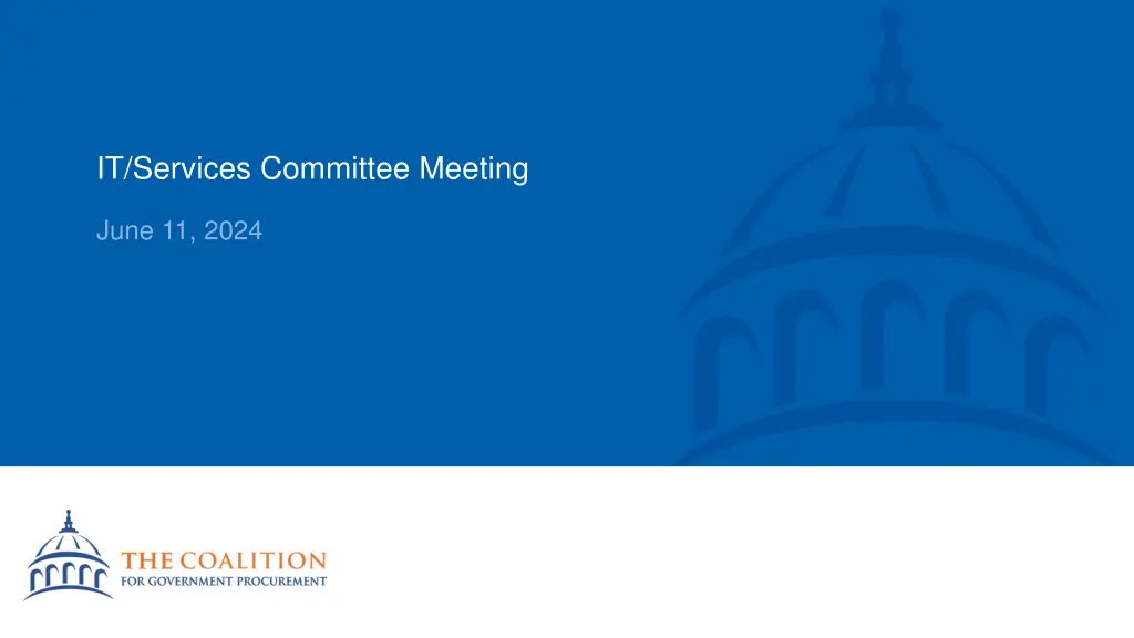 it services committee meeting