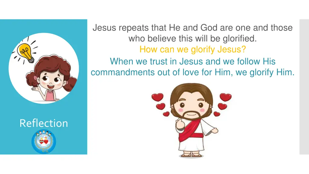 jesus repeats that he and god are one and those