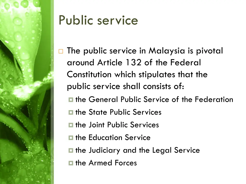 public service