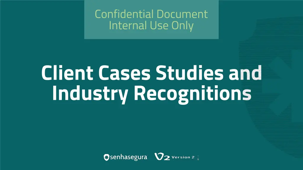 confidential document internal use only