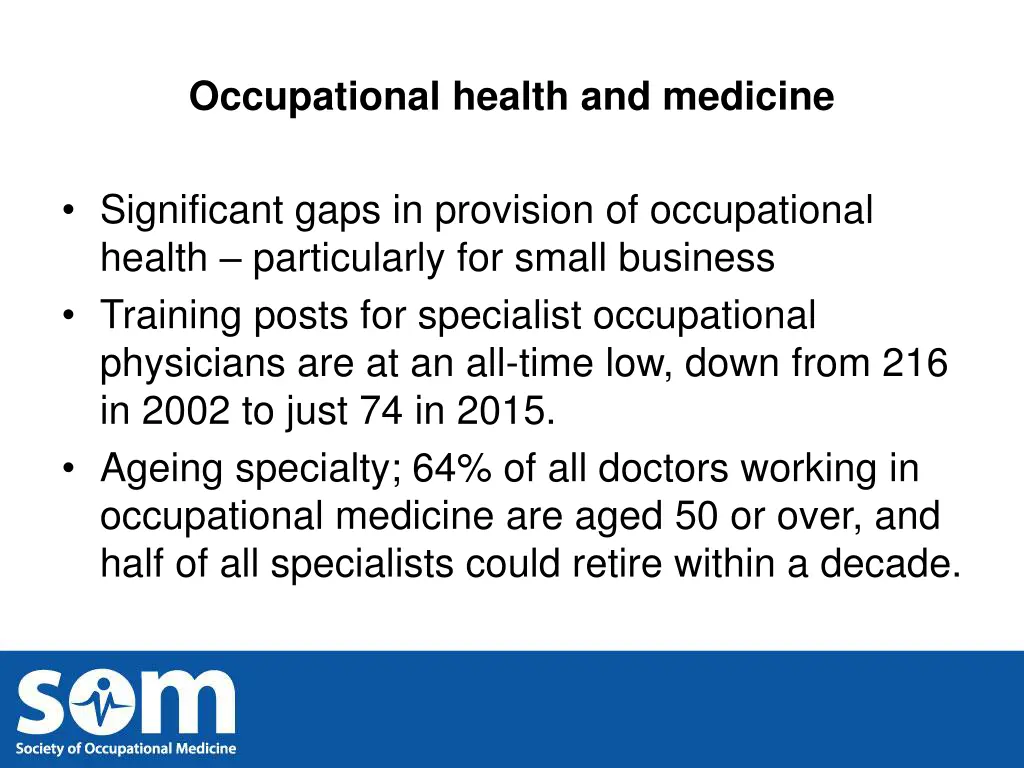 occupational health and medicine