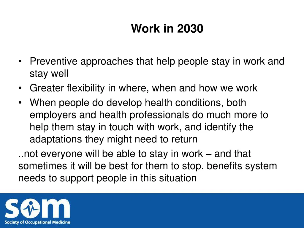 work in 2030