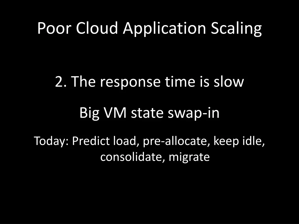 poor cloud application scaling 1