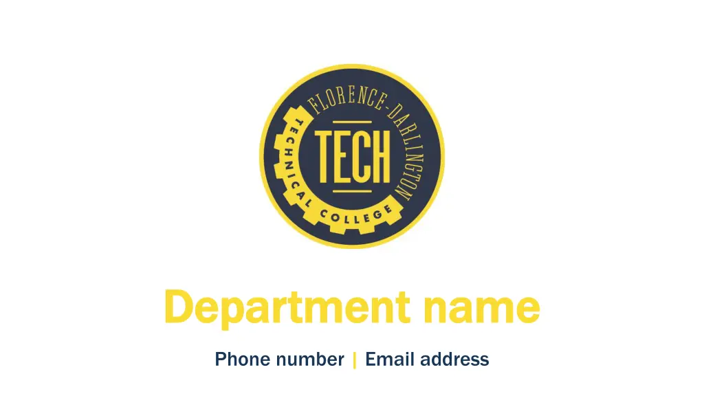 department name department name