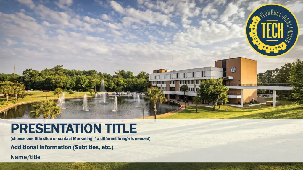 presentation title presentation title choose