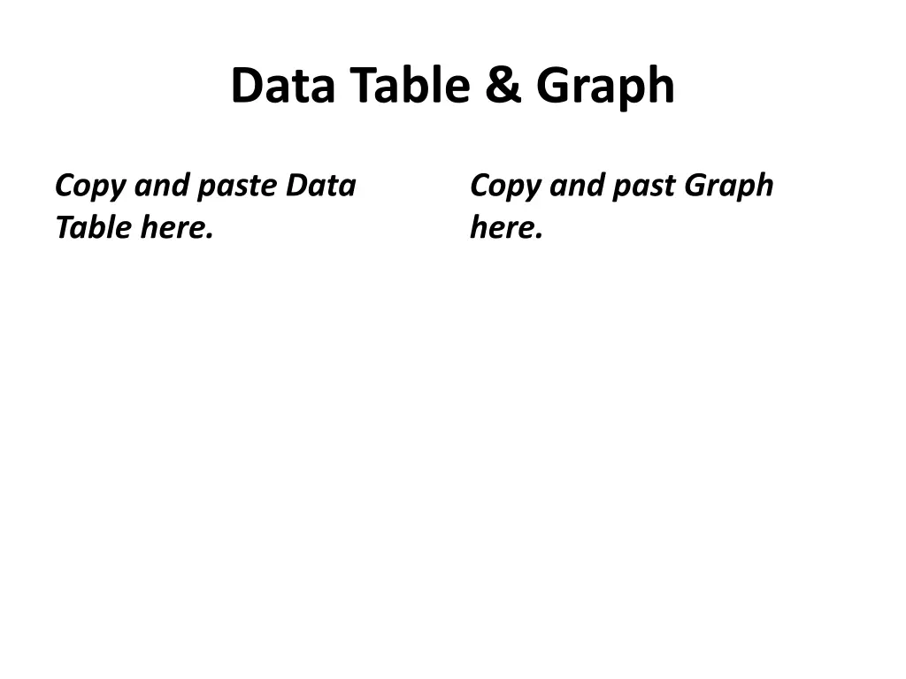 data table graph