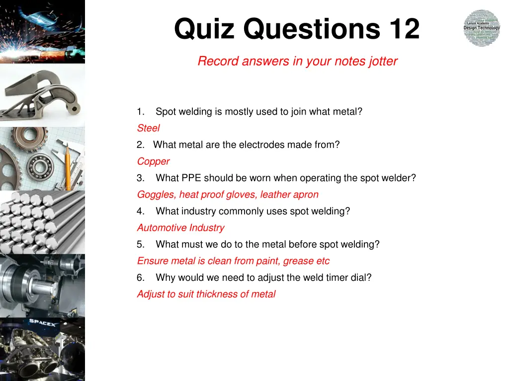 quiz questions 12 1