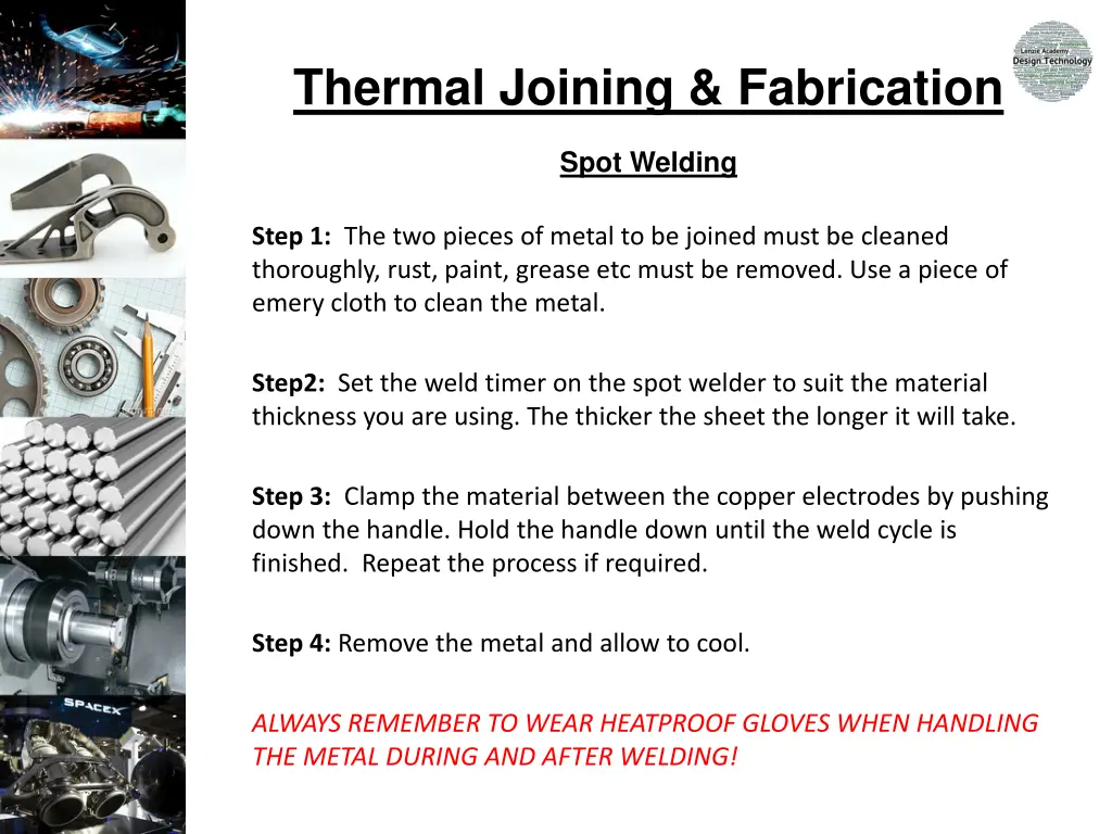 thermal joining fabrication 3
