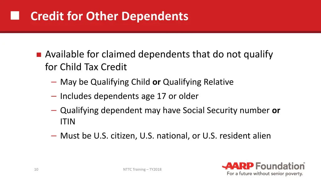 credit for other dependents 1