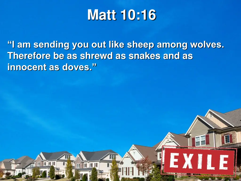 matt 10 16