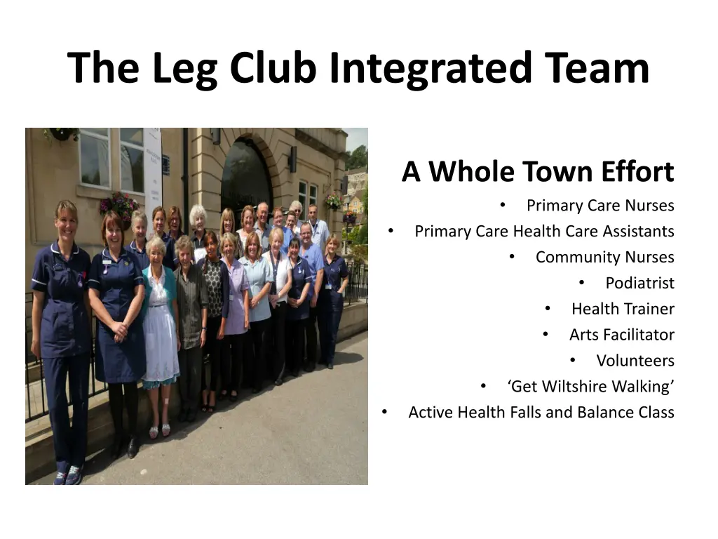 the leg club integrated team