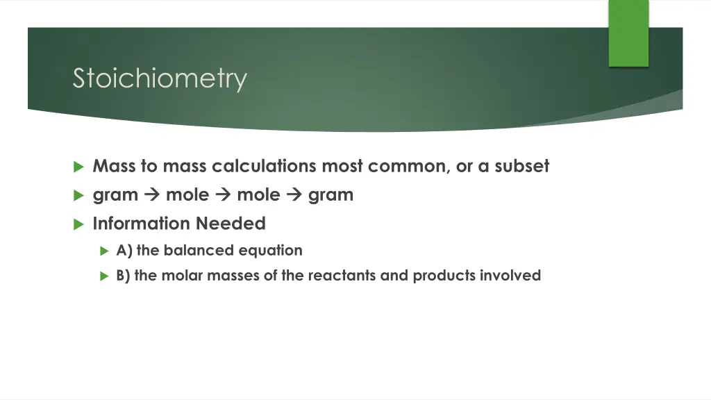 stoichiometry 2