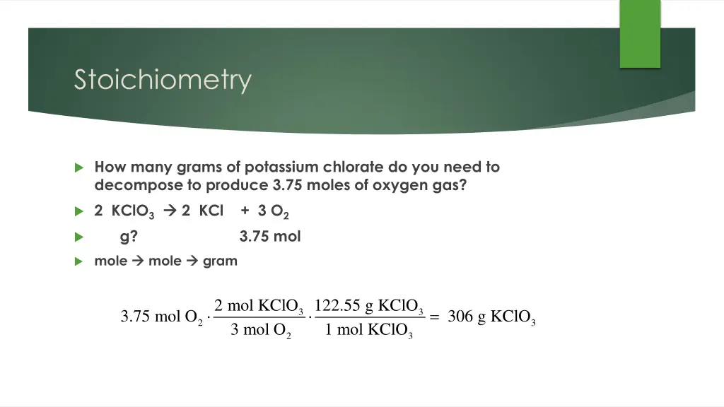 stoichiometry 3