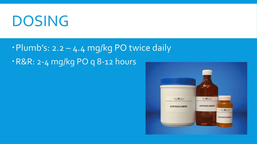 dosing