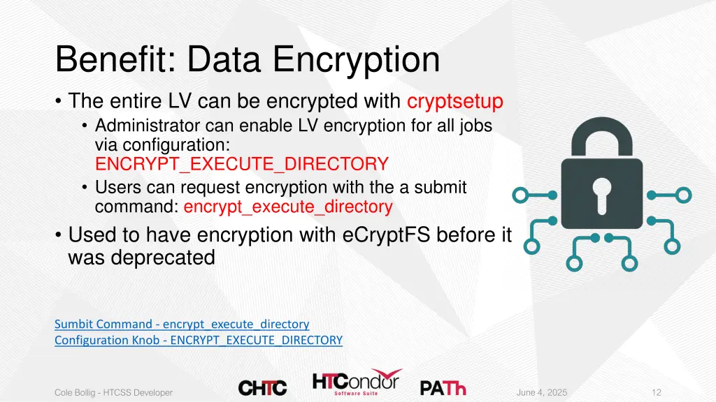 benefit data encryption the entire