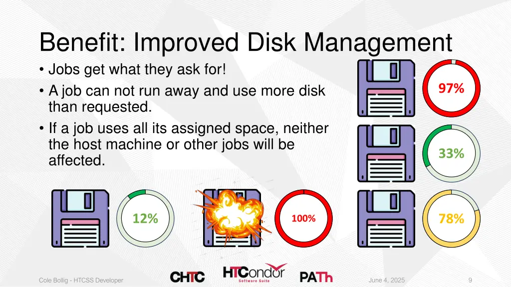 benefit improved disk management jobs get what