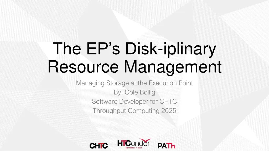 the ep s disk iplinary resource management