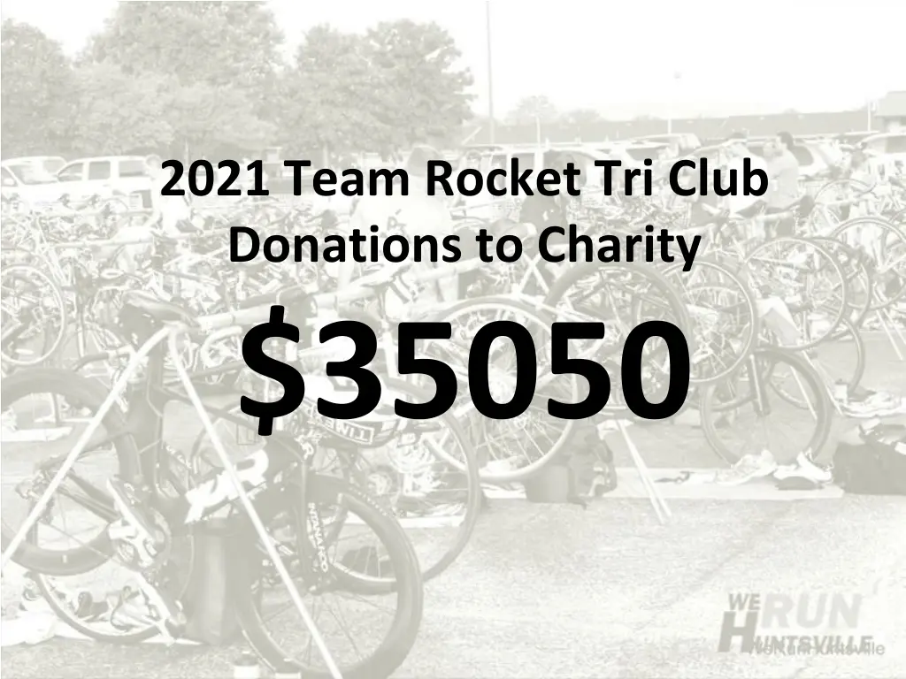 2021 team rocket tri club donations to charity