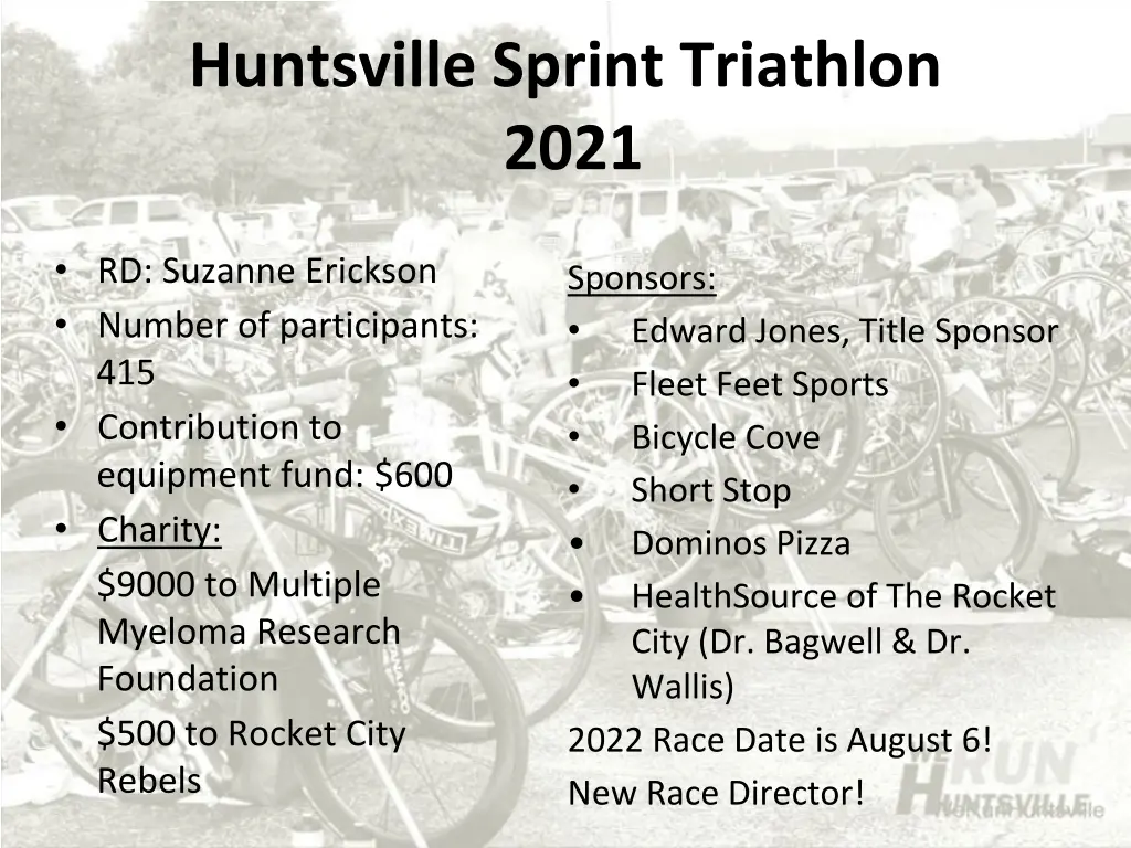 huntsville sprint triathlon 2021