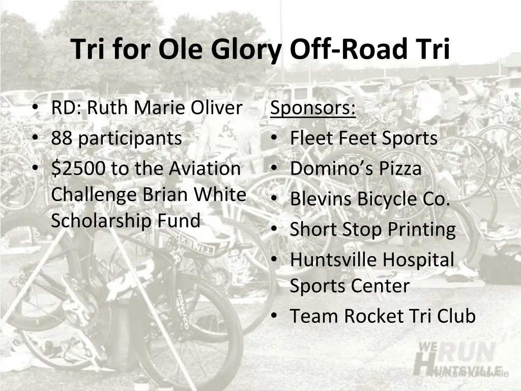 tri for ole glory off road tri