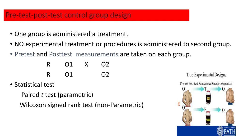 pre test post test control group design