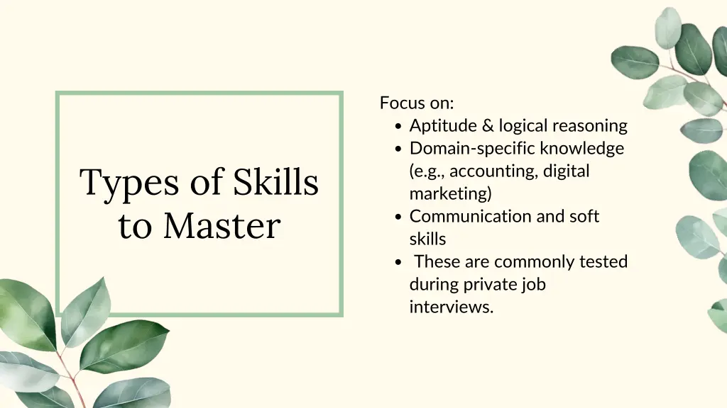 focus on aptitude logical reasoning domain