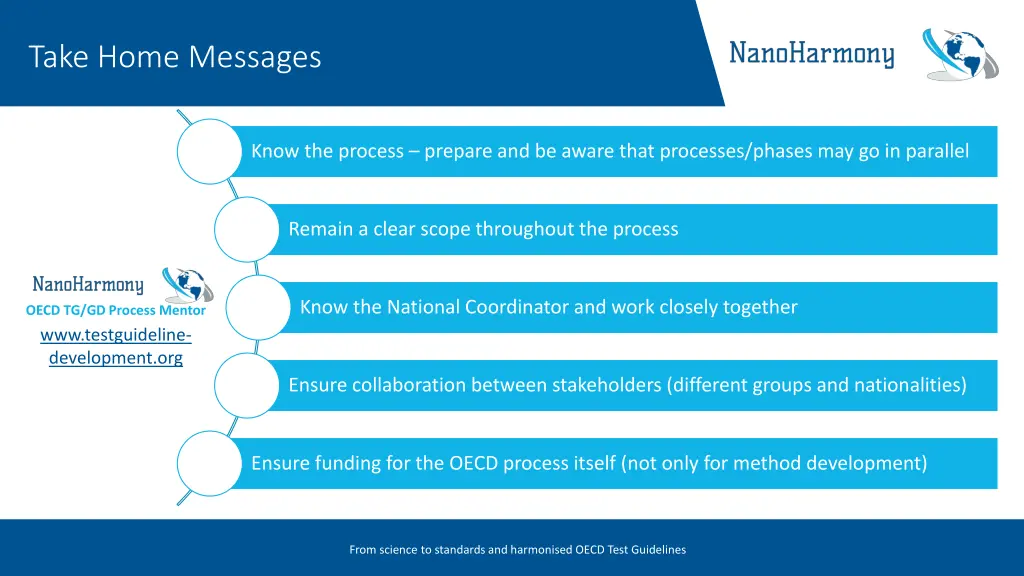 take home messages