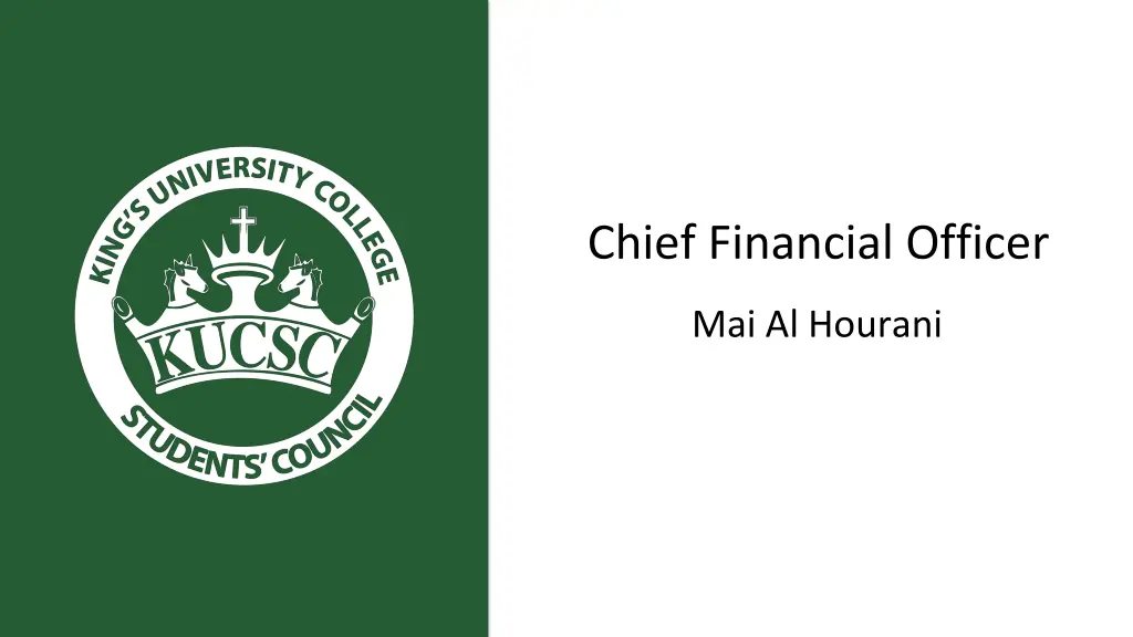 chief financial officer