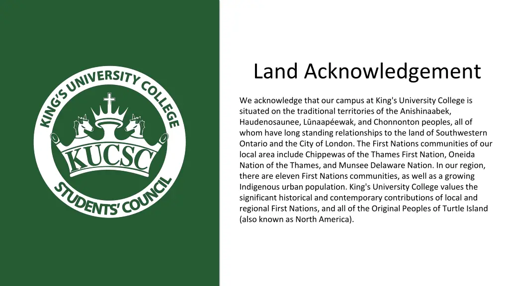 land acknowledgement