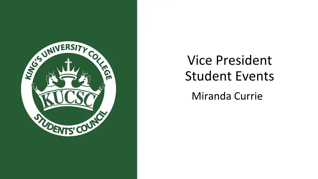 vice president student events