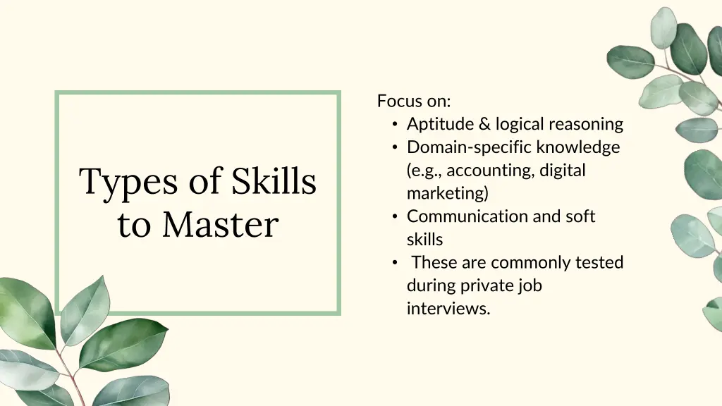 focus on aptitude logical reasoning domain