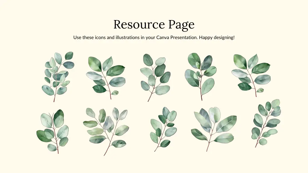 resource page