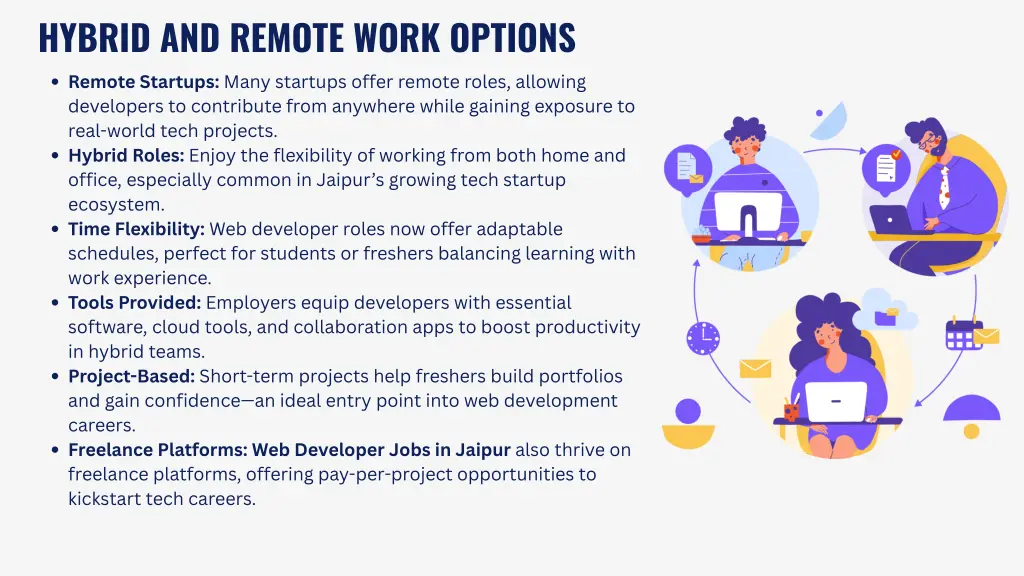 hybrid and remote work options