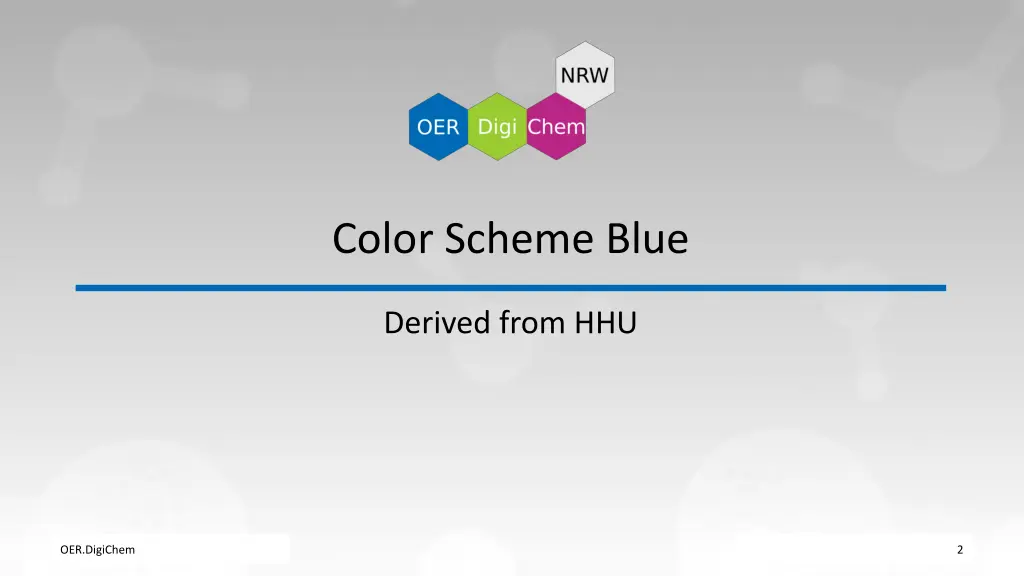 color scheme blue