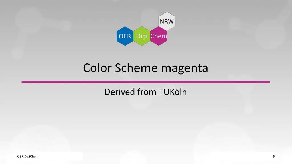 color scheme magenta