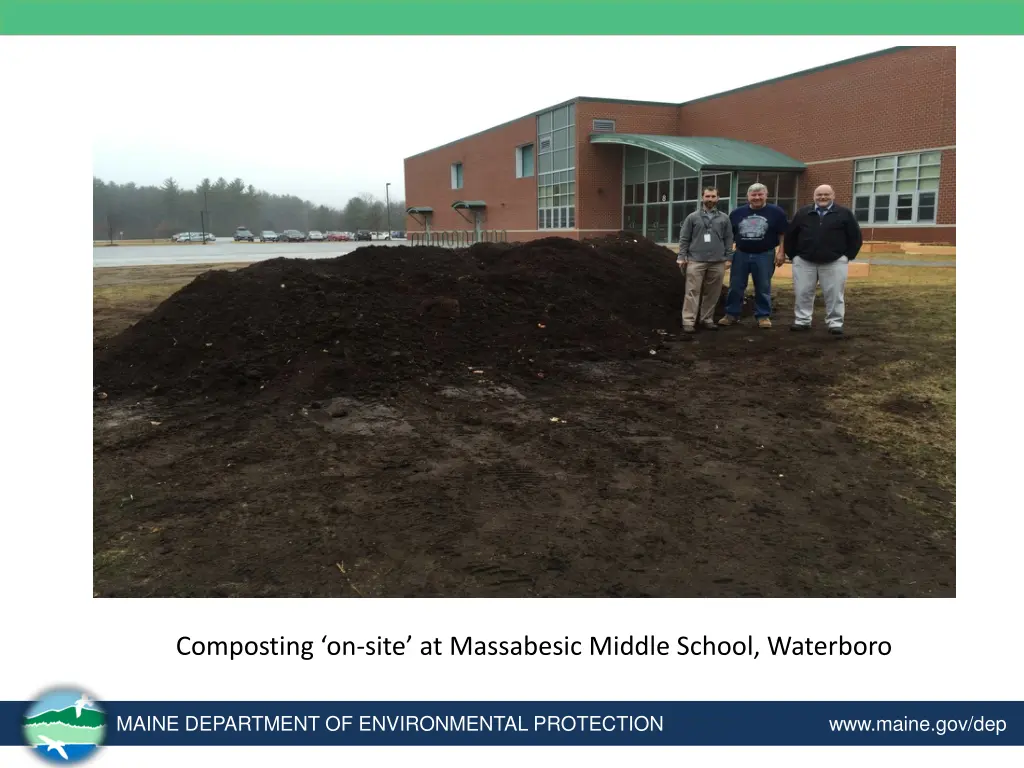 composting on site at massabesic middle school