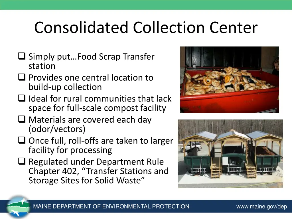 consolidated collection center